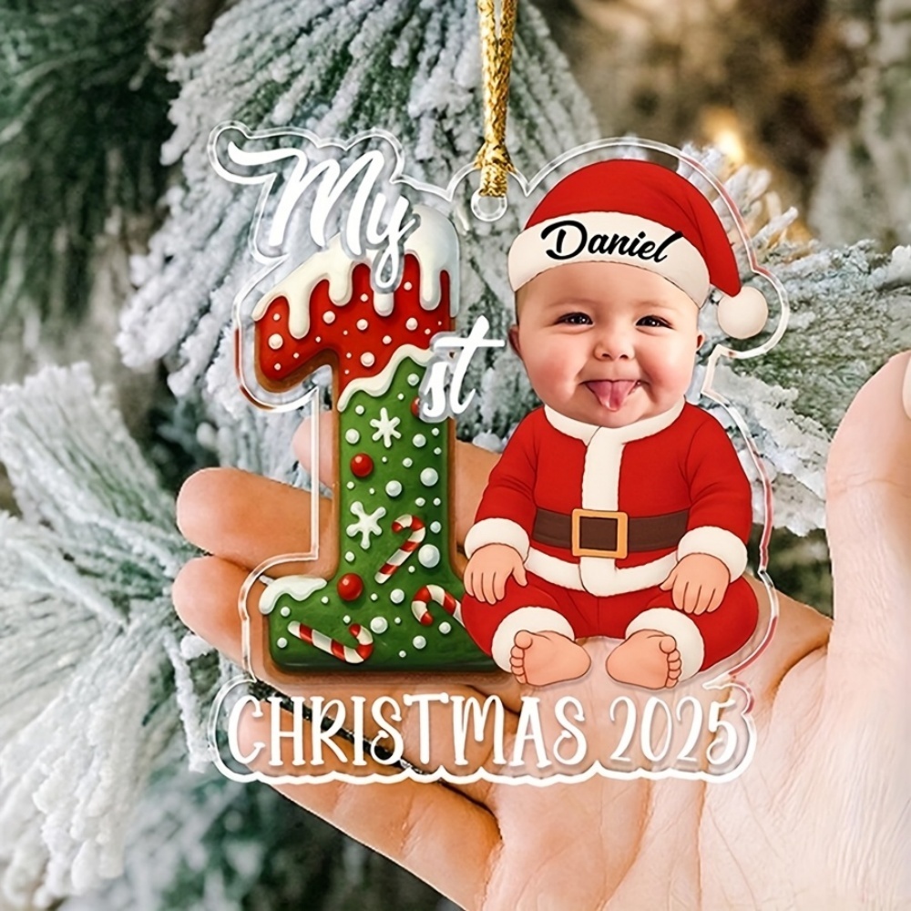 Baby Clothing Keepsake - Enfeite de Acrílico Personalizado para o