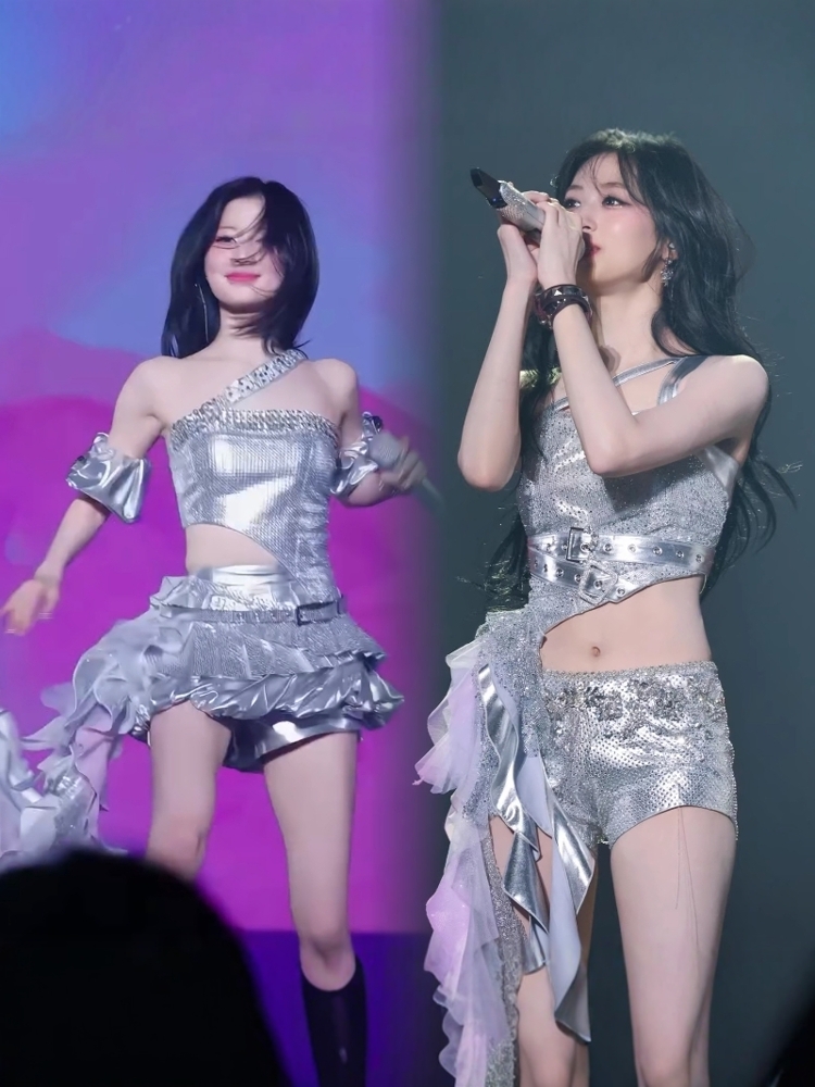 Baby Clothing Us - Traje de Performance Kpop para Dança