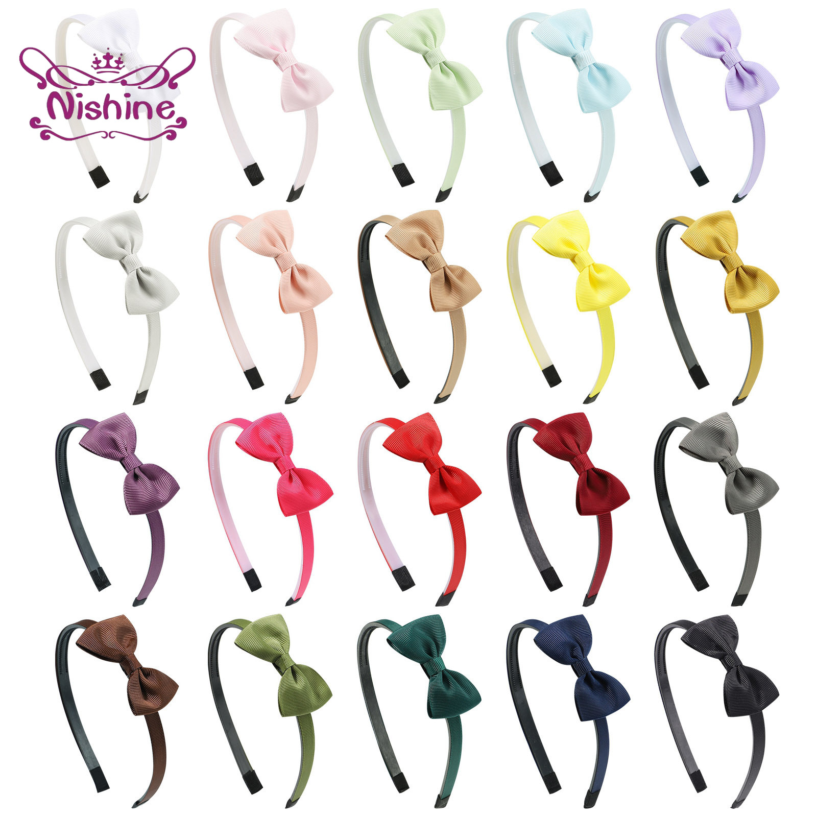 Baby Clothing Us - Ribbon Bow Knot Headband para crianças,