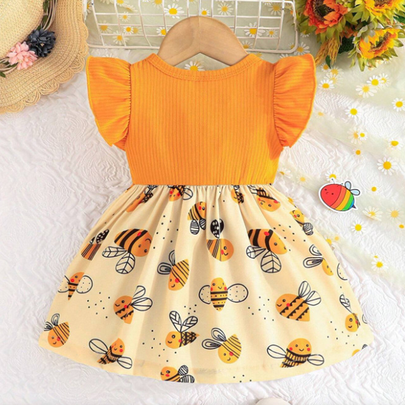 (0-3 anos de idade vestido de  - Baby Clothing Yellow avaliação e preço