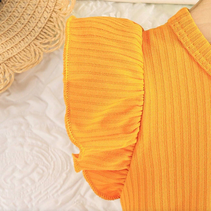 (0-3 anos de idade vestido de  - Baby Clothing Yellow avaliação e preço
