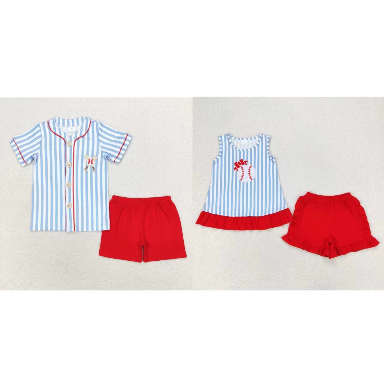 Tops listras azuis infantis e  - Baby Clothing Wholesale avaliação e preço